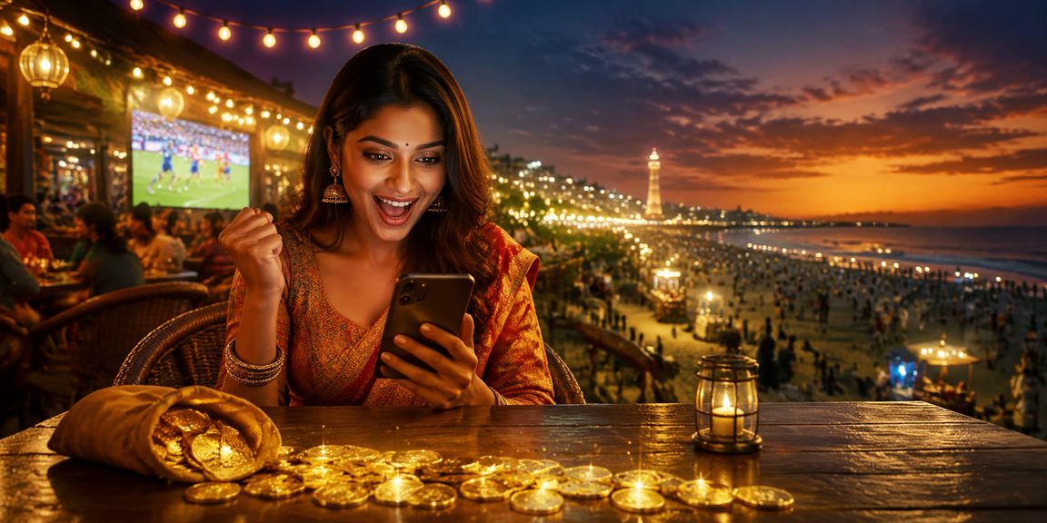 Person playing Teen Patti on mobile device in India